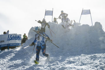 555 waghalsige Sporter stellen sich der Herausforderung in St. Anton am Arlberg.