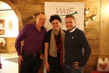 Auf dem Bild v.l.n.r.: Bernd Meisnitzer (Projekt- & Interims-Management), Claudia Muigg (DIEBERATERINNEN) und Andre Stadler (Alpenzoo Innsbruck).