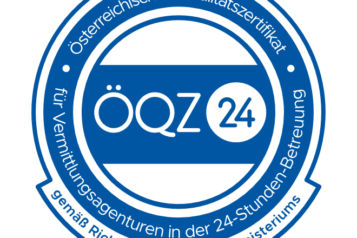 Österreichisches Qualitätszertifikat für Vermittlungsagenturen in der 24-Stunden-Betreuung - kurz „ÖQZ-24“.