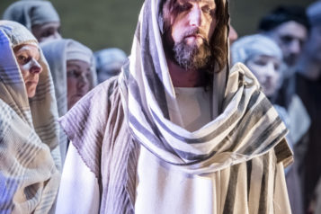Michael Juffinger stellte Jesus nach der Auferstehung dar.