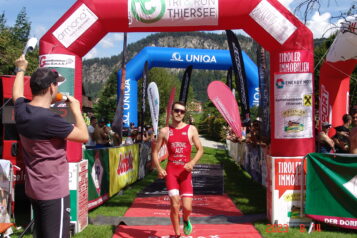 Raphael Petrovic (AUT) vom 1. TTC Innsbruck kam auf der Olympische Distanz als erster ins Ziel – und ist neuer Tiroler Meister.